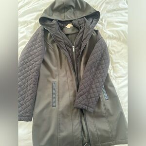 Michael Kors Mixed Media Coat